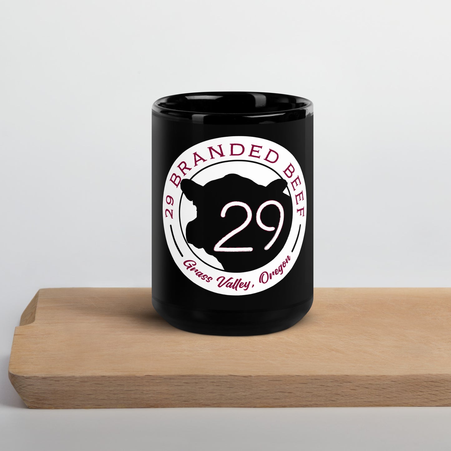 Black Glossy Mug